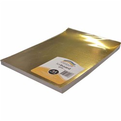 RAINBOW FOIL BOARD Gold 270GSM 510x640mm